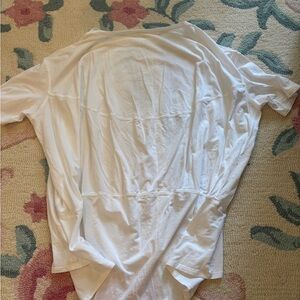 White lululemon short sleeve Shirt